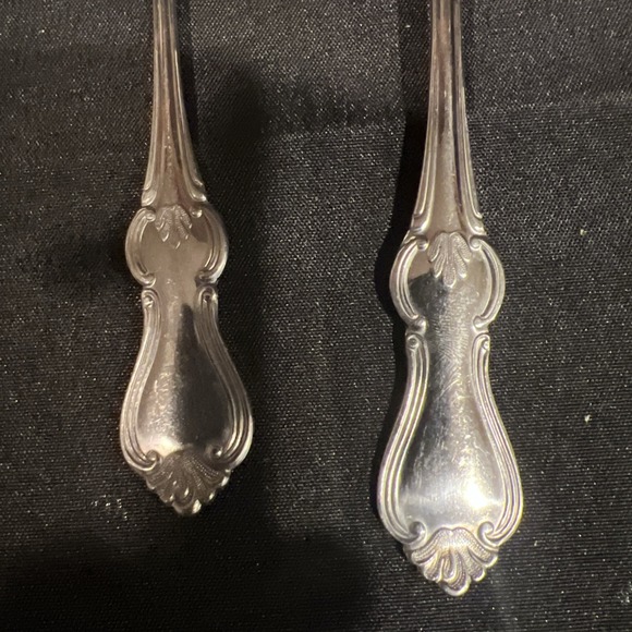 Vintage 4pc Sun Chow Stainless Solid Soup Spoons & Ladle, Serving Fork Japan - Picture 2 of 6